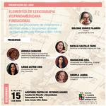Presentación del libro: Elementos de lexicografía hispanoamericana fundacional