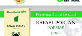 Presentación del facsímil del libro RAFAEL PORLAN POESIAS (1948)