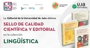 UJA Editorial obtiene un nuevo Sello de Calidad en Edición Académica, esta vez, para su Colección Lingüística